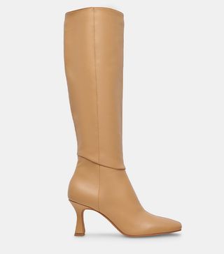 Dolce Vita + Gyra Boots in Tan Leather