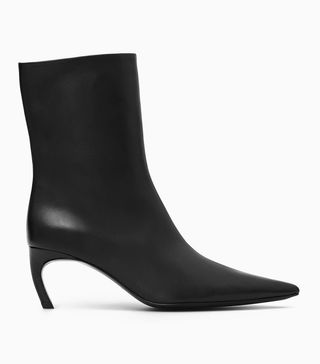 COS + Pointed Kitten Heel Leather Boots