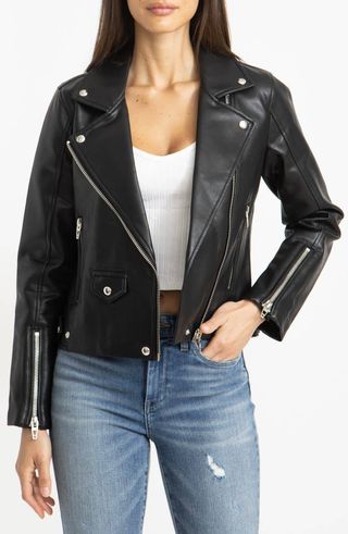 Blanknyc + Faux Leather Moto Jacket