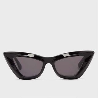 Bottega Veneta Eyewear + Cat-Eye Tortoiseshell-Acetate Sunglasses