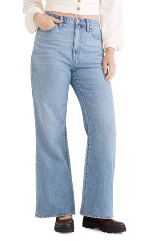 Madewell + Baggy Flare Jeans