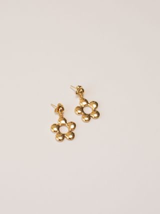 Lisa Says Gah + Florette Earrings in Gold