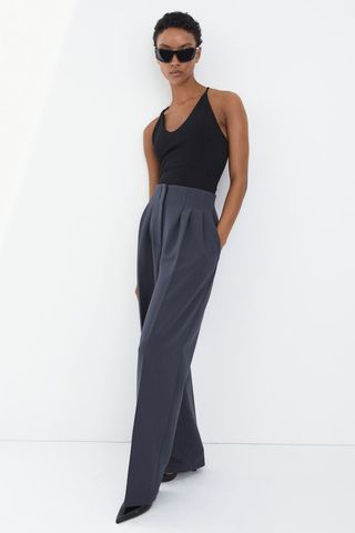 H&M + High-Waist Dress Pants