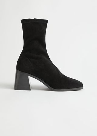 & Other Stories + Suede Sock Boots