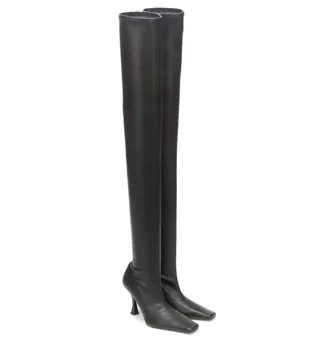 Proenza Schouler + Faux Leather Over-the-Knee Boots