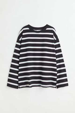 H&M + Oversized Jersey Top