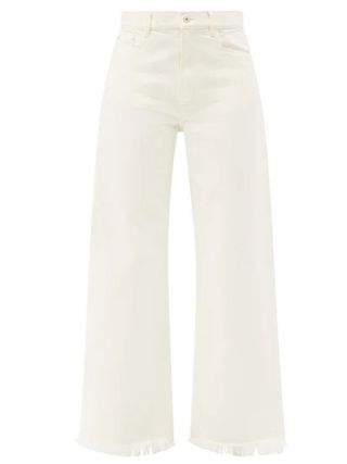 Wandler + Magnolia high-rise organic-cotton wide-leg jeans