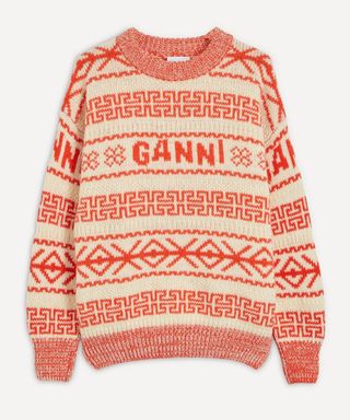 Ganni + Logo Wool Pullover