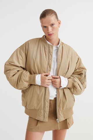 H&M + Oversized Bomber Jacket