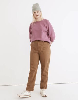 Madewell + Perfect Vintage Straight Workwear Pants