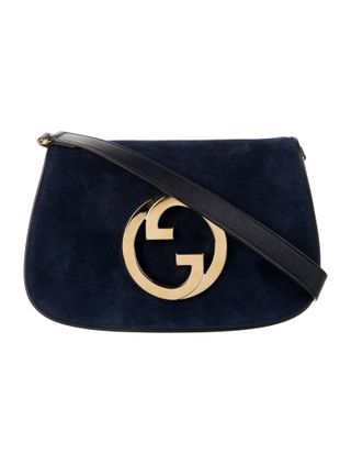 Gucci + 2022 Suede Blondie Shoulder Bag
