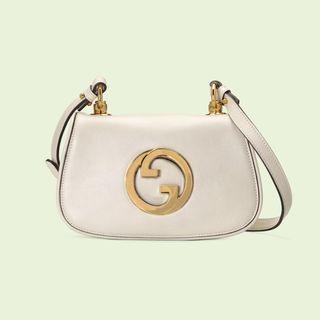 Gucci + Blondie Mini Bag in White Leather