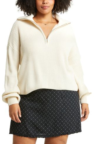 Bp. + Quarter Zip Pullover Sweater
