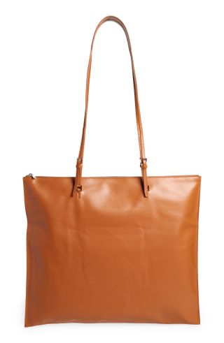 Jil Sander + Medium Holster Calfskin Tote