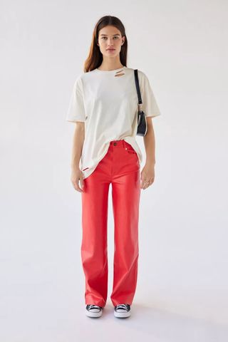 Urban Outfitters + High & Wide Faux Leather Pant