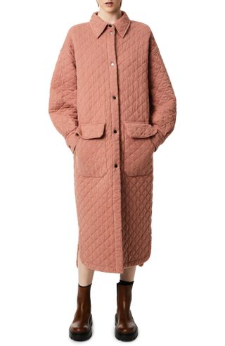 Bernie + Oversize Quilted Cotton Coat