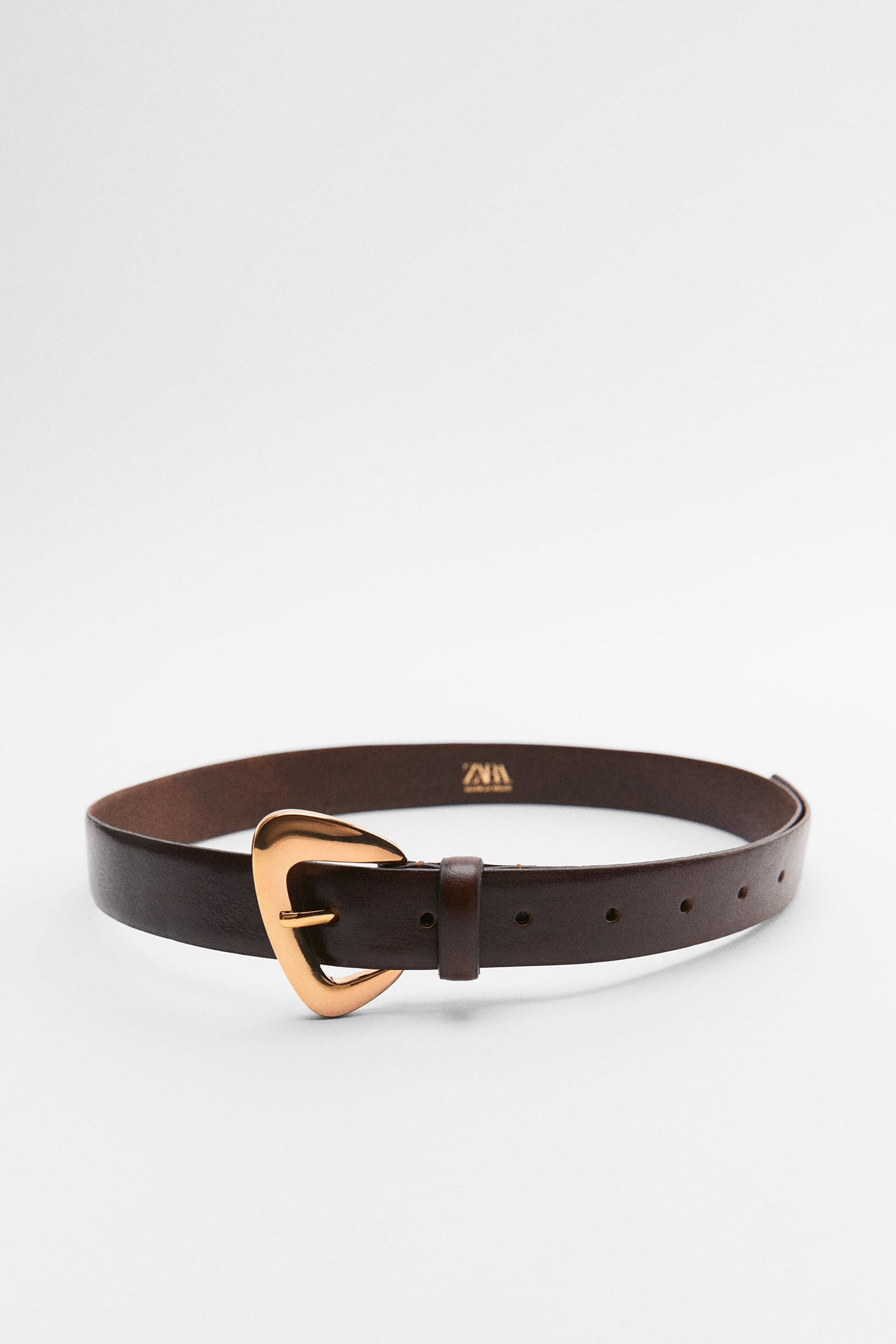 NWT Zara belt NWT. Zara Brown Leather Belt Size 38. | Mercari main image 2