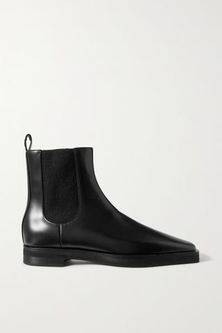 Totême + The Ankle Leather Chelsea Boots