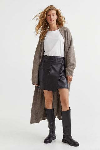 H&M + Leather Knee-High Boots