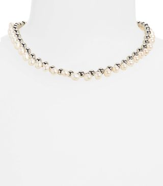 Éliou + Suexi Ball Chain & Freshwater Pearl Necklace