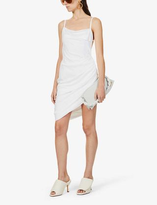Jacquemus + La Robe Suadade Crinkle-Texture Dress