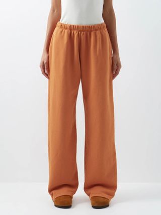 Les Tiens + Puddle Brushed-Back Cotton Track Pants