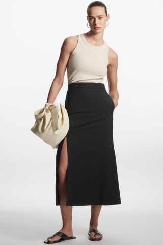 COS + Slim-Fit Pencil Skirt