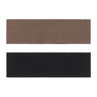 H&M + 2-Pack Jersey Headbands in Brown/Black