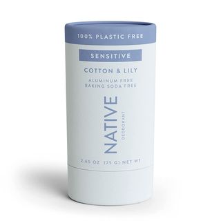 Native + Plastic-Free Sensitive Deodorant in Cotton & Lily
