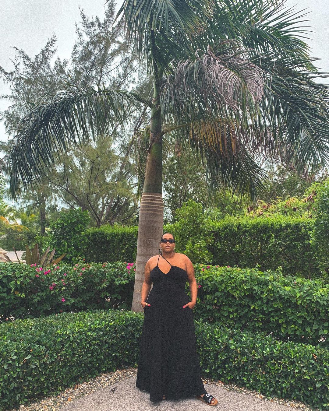 Long Fitted Black Dress