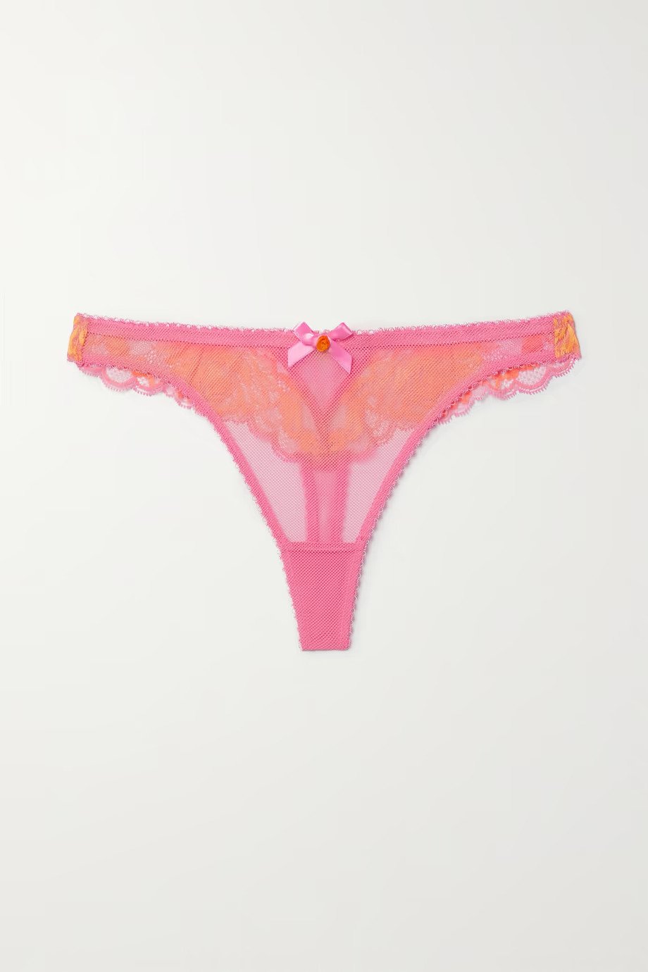 Agent Provocateur + Yara Stretch-Tulle Lace Thong
