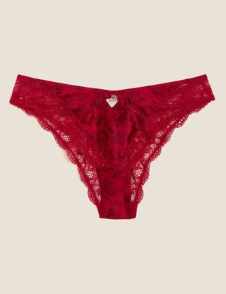 Marks 
Spencer + Rosie Silk Print Knickers