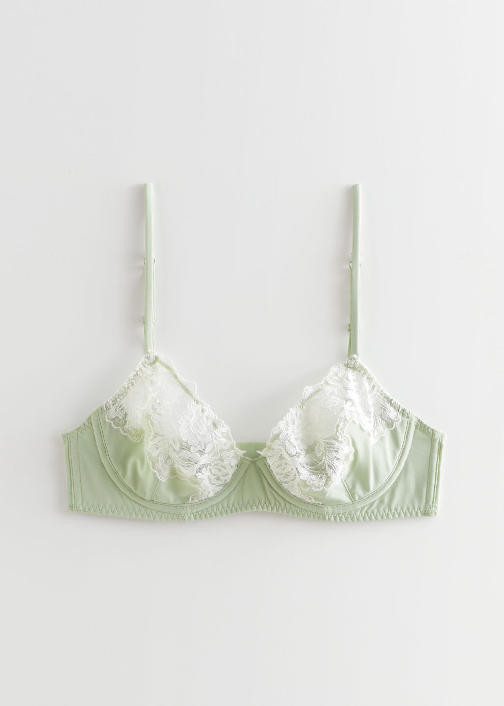 & Other Stories + Lace-Trimmed Underwire Bra