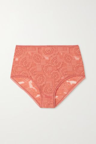 Eres + Tendre Rose Lace Briefs