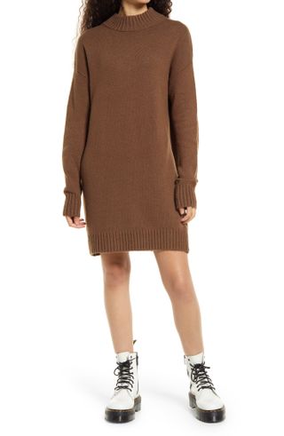 Bp. + Easy Crewneck Long Sleeve Sweater Dress
