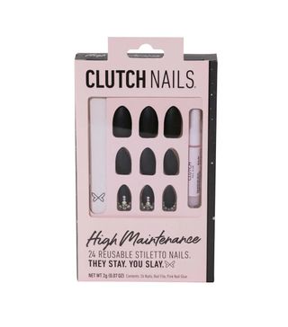 Clutch Nails High Maintenance Press-on Nails in Matte Black