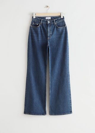 & Other Stories + Wide Leg Cropped Jeans