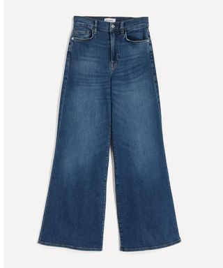 Frame + Le Palazzo Wide-Leg Jeans