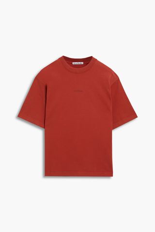 Acne Studios + Printed Cotton-Jersey T-Shirt