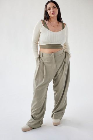 Urban Outfitters + Logan Low-Rise Trouser Pant