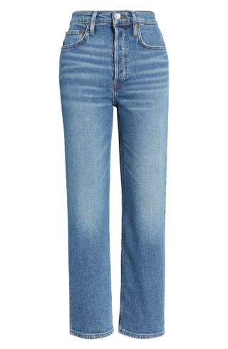 RE/DONE + High Waist Stovepipe Jeans