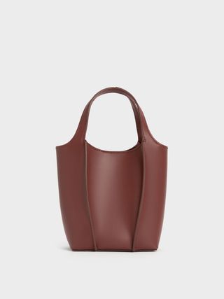 Charles 
Keith + Chocolate Arlys Tote Bag