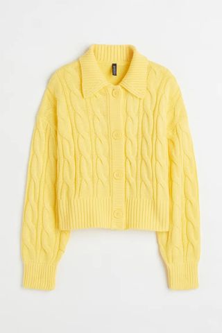 H&M + Cable-Knit Cardigan