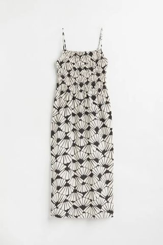 H&M + Smocking-Detail Dress
