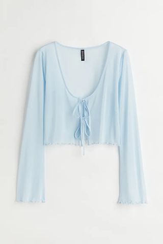 H&M + Mesh Cardigan