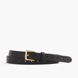 J.Crew + Perforated Italian leather belt