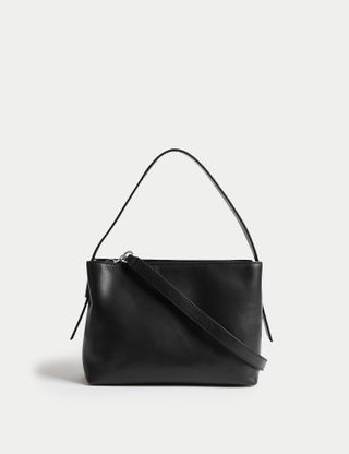 M&S Collection + Leather Top Handle Shoulder Bag