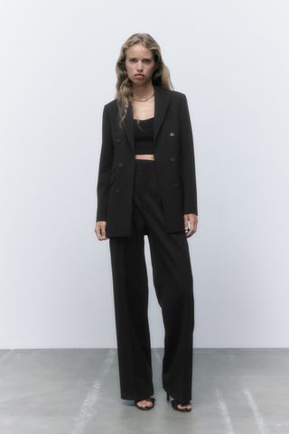 Zara + Blazer With Buttons