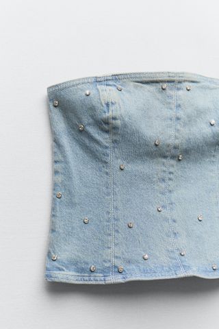 Zara + Jewel denim corset