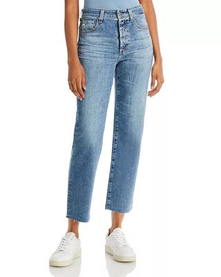 AG + Vintage High Rise Ankle Straight Jeans in 17 Years